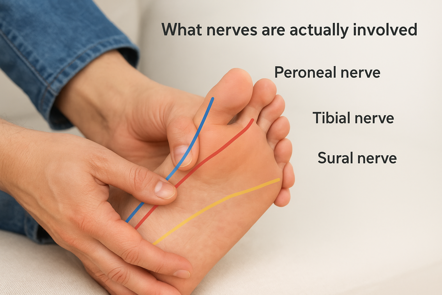What nerves are actually involved