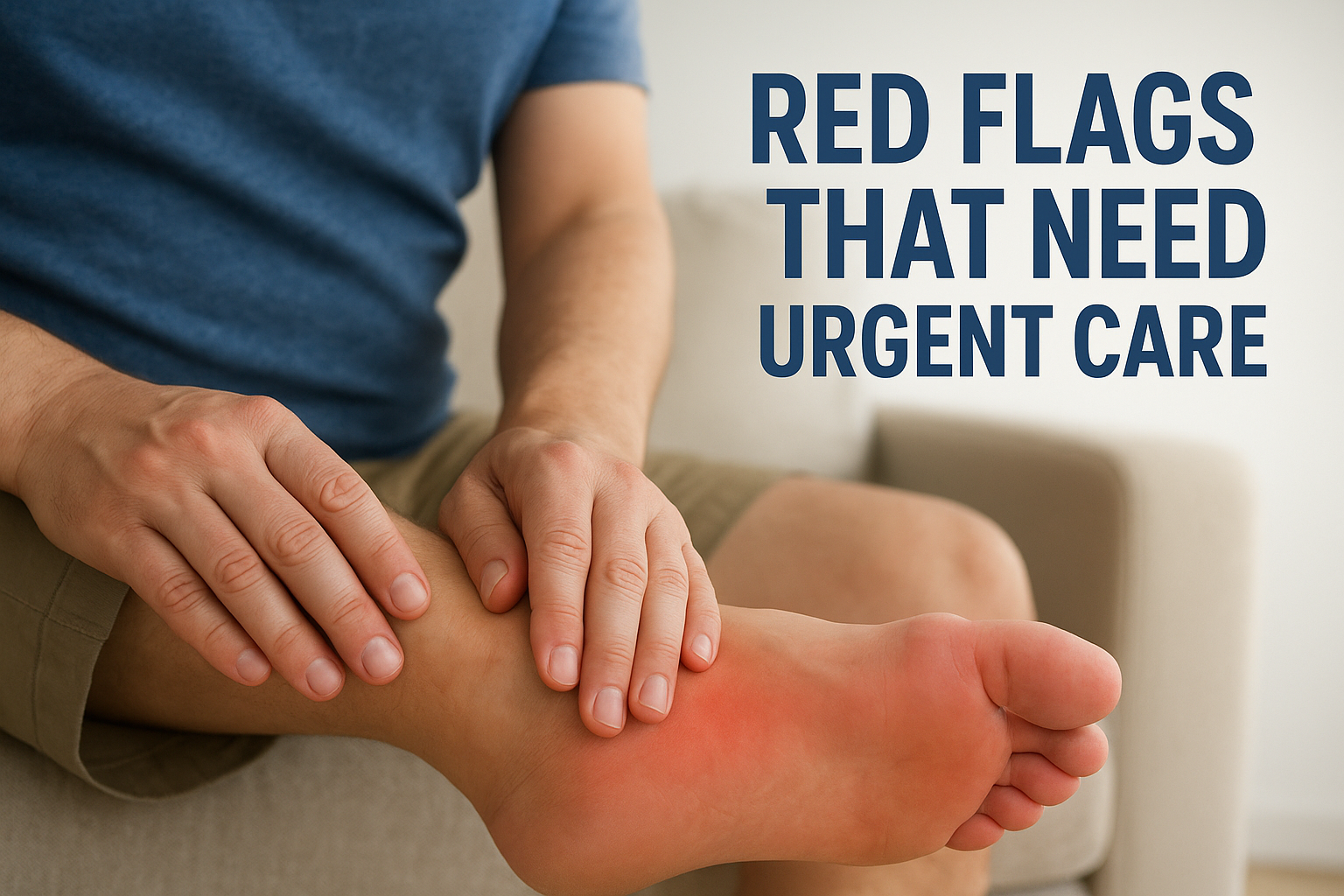 Red flags that need urgent care