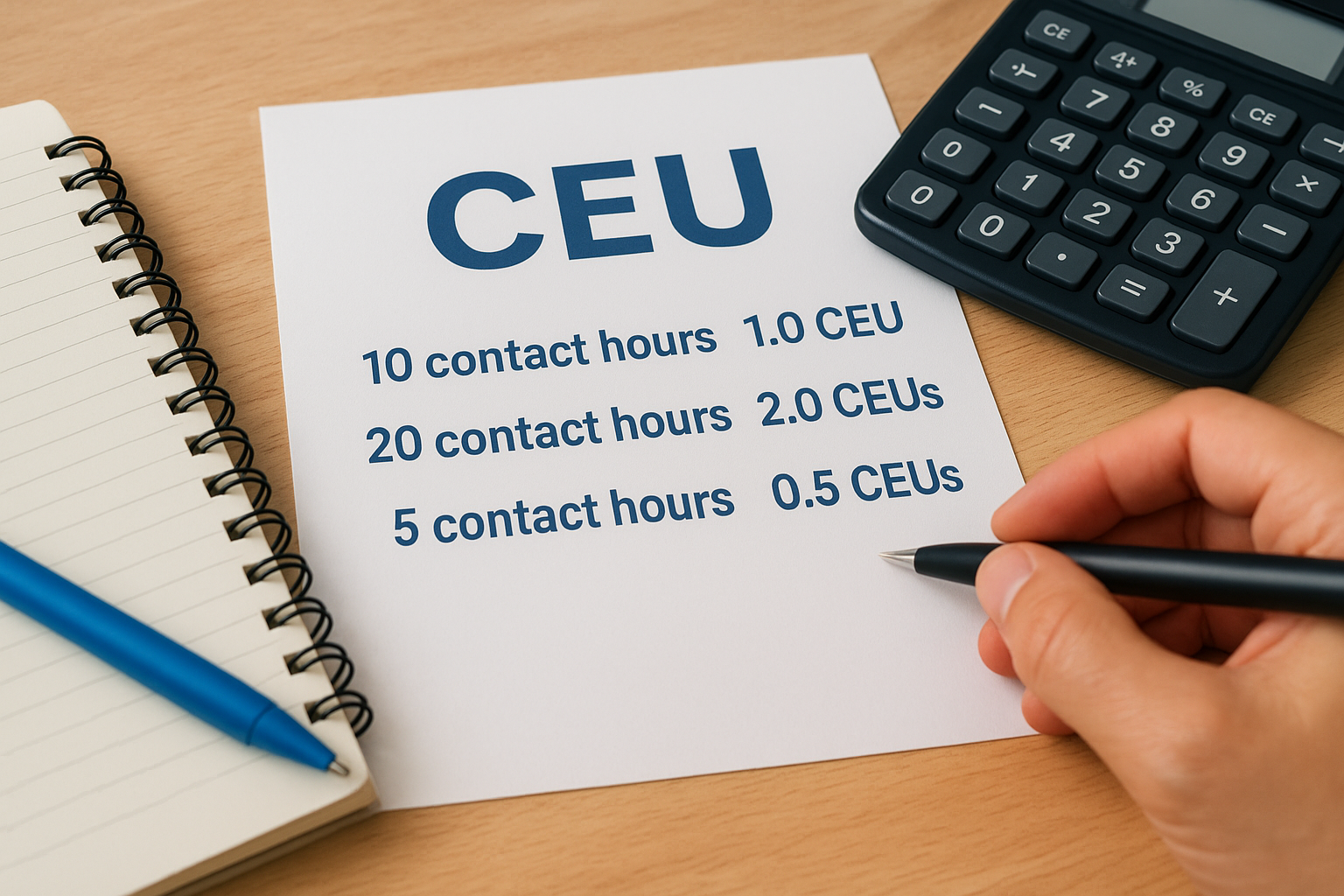 What a CEU actually represents