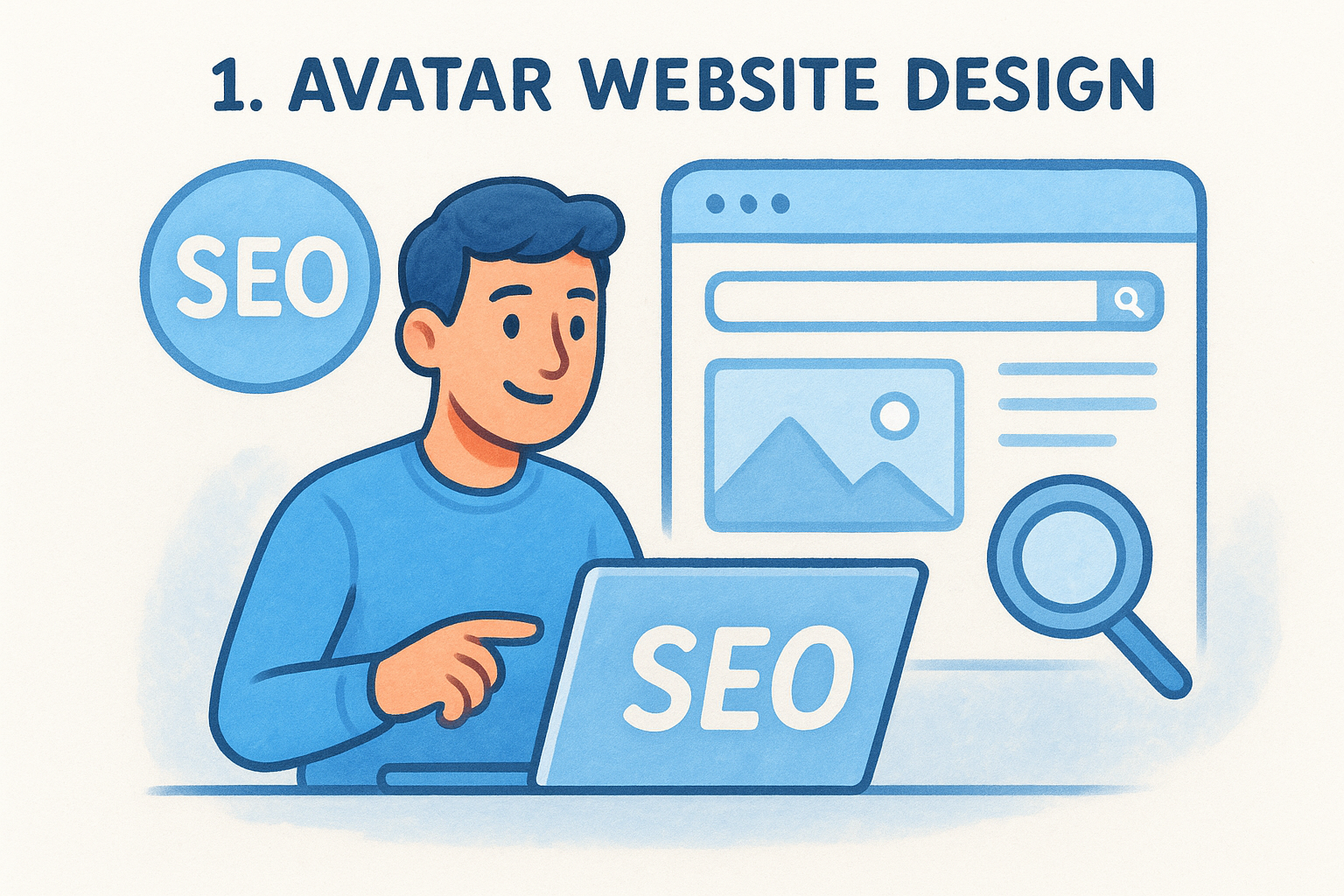 1. AVATAR WEBSITE DESIGN