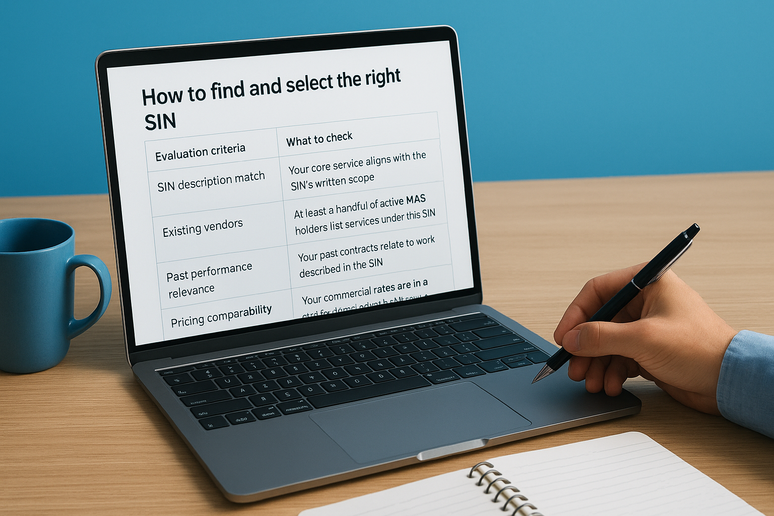How to find and select the right SIN