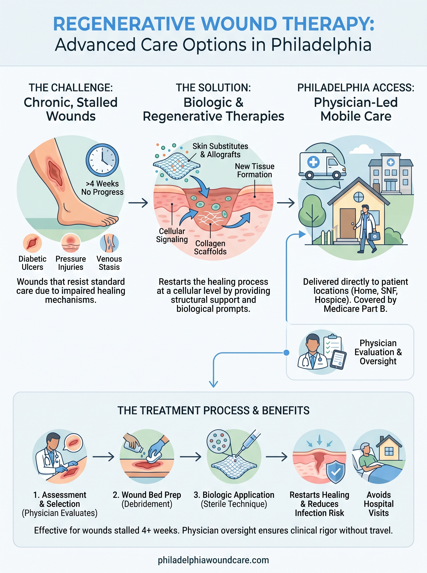 regenerative wound therapy philadelphia infographic