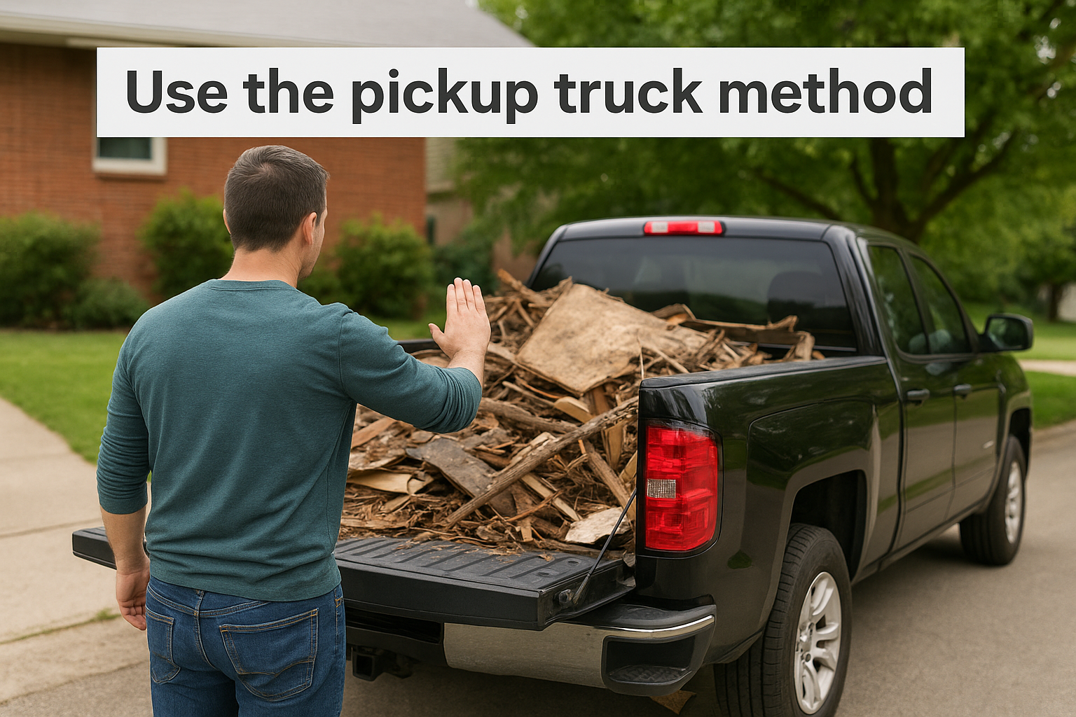 Use the pickup truck method