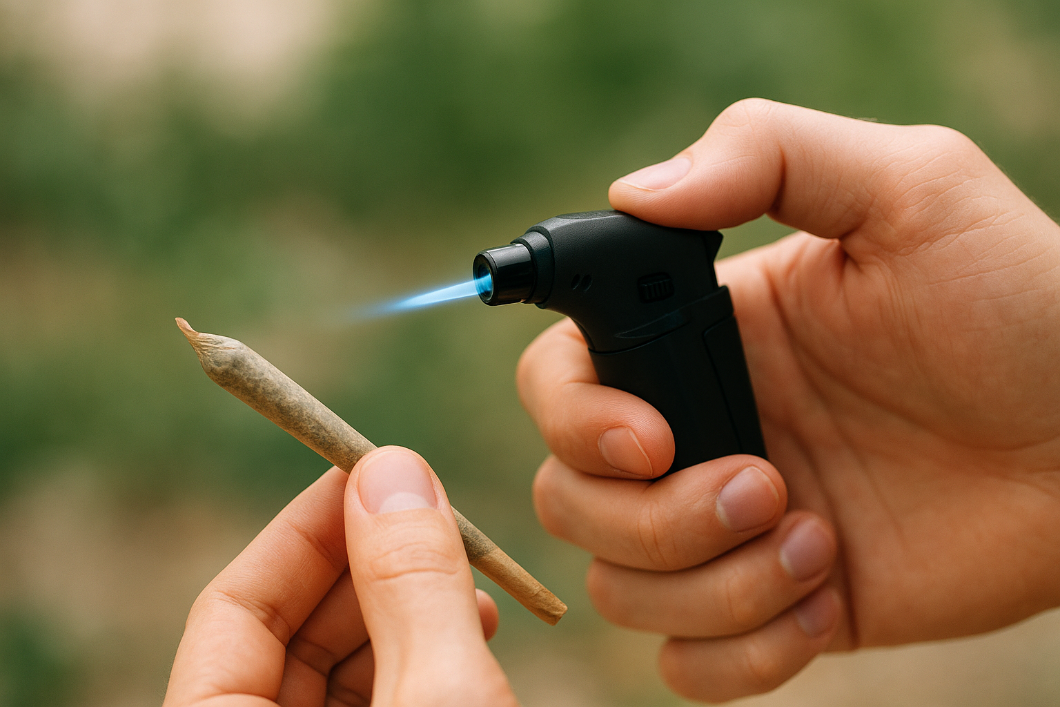 Use a torch without scorching your joint