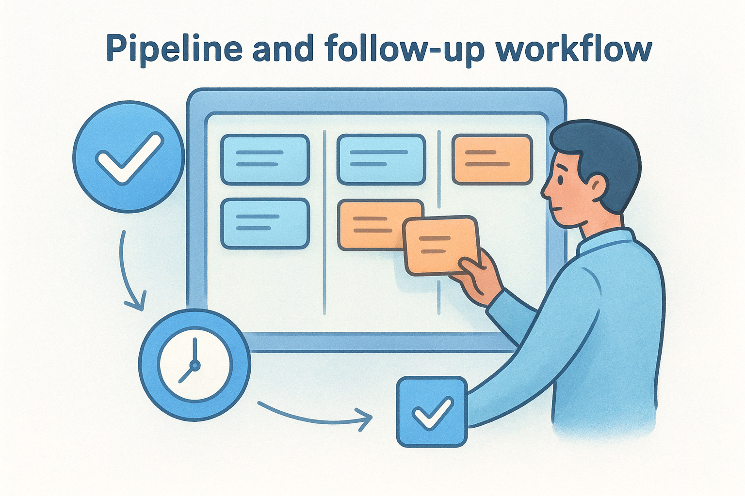 Pipeline and follow-up workflow