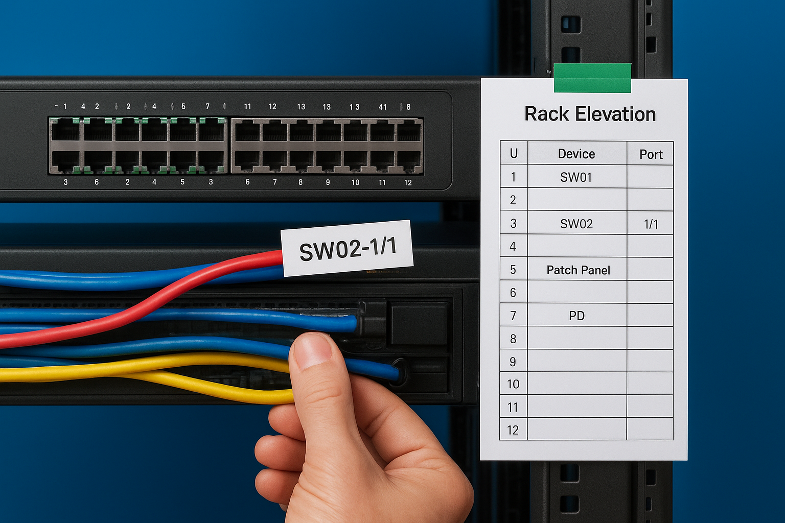4. Label, color-code, and document everything