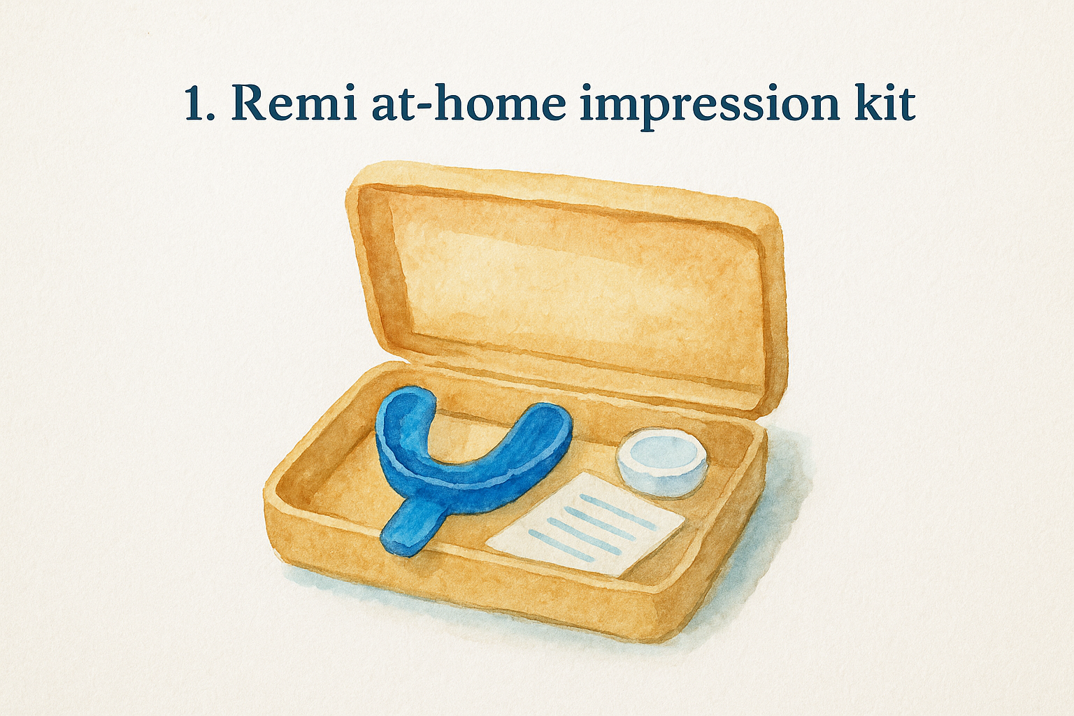 1. Remi at-home impression kit