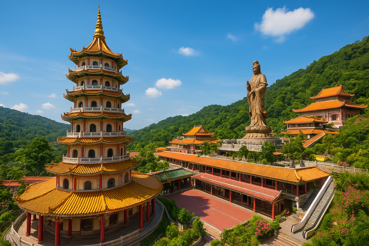 6. Visit Kek Lok Si temple in Air Itam