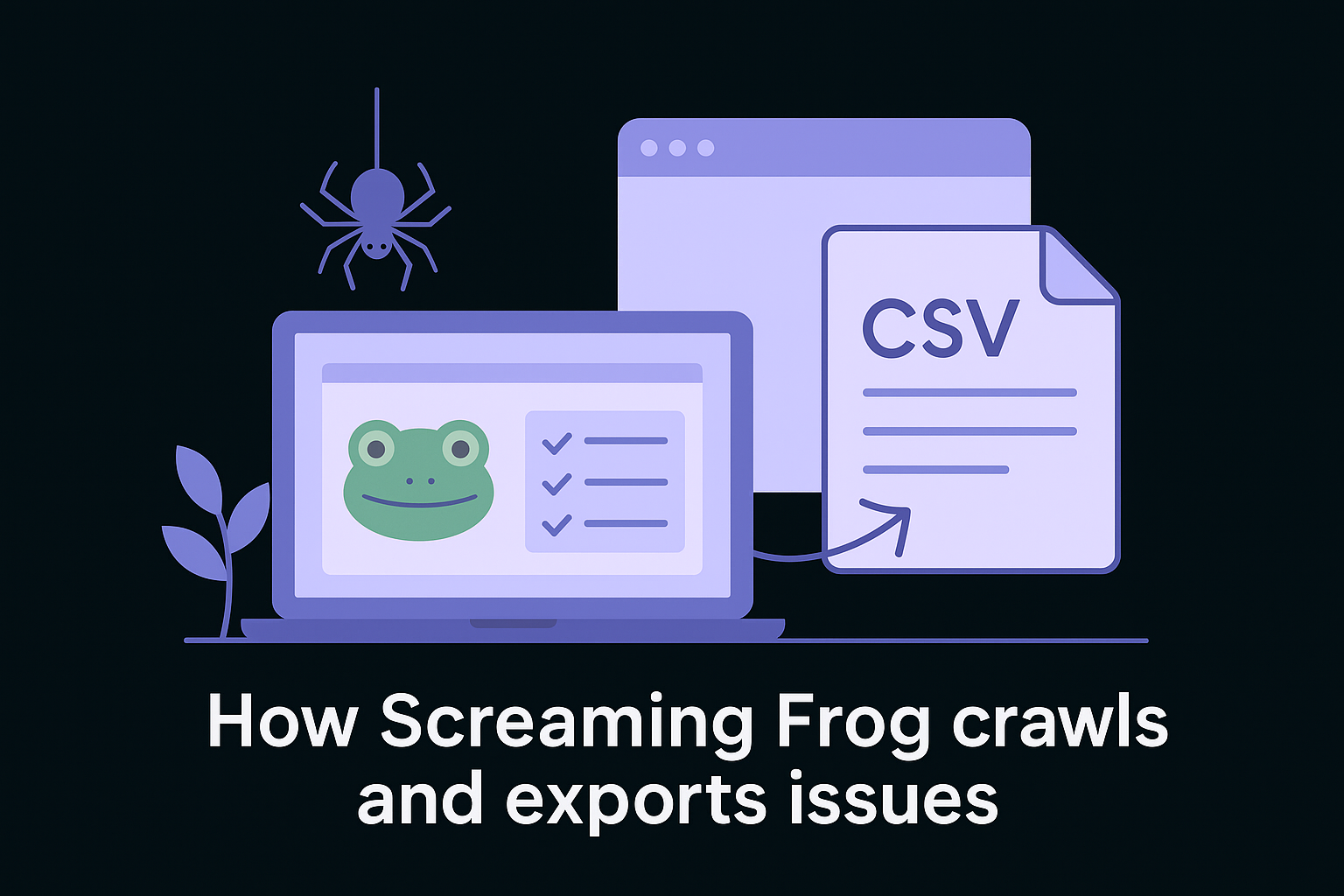 How Screaming Frog crawls and exports issues