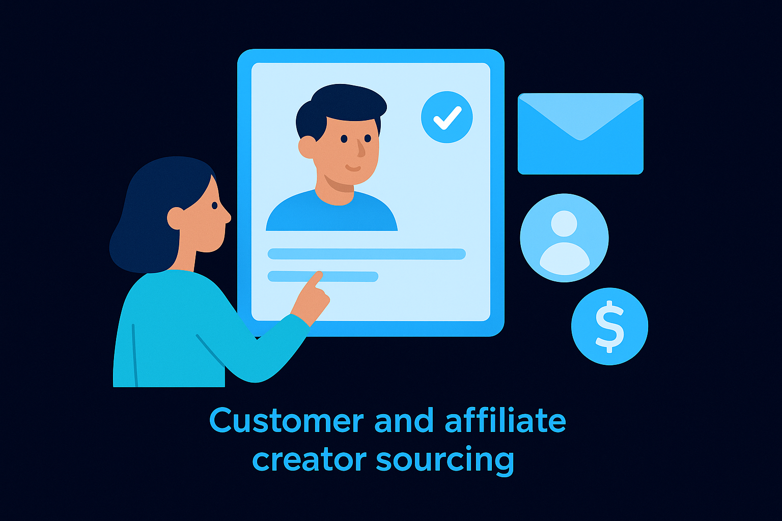 Customer and affiliate creator sourcing