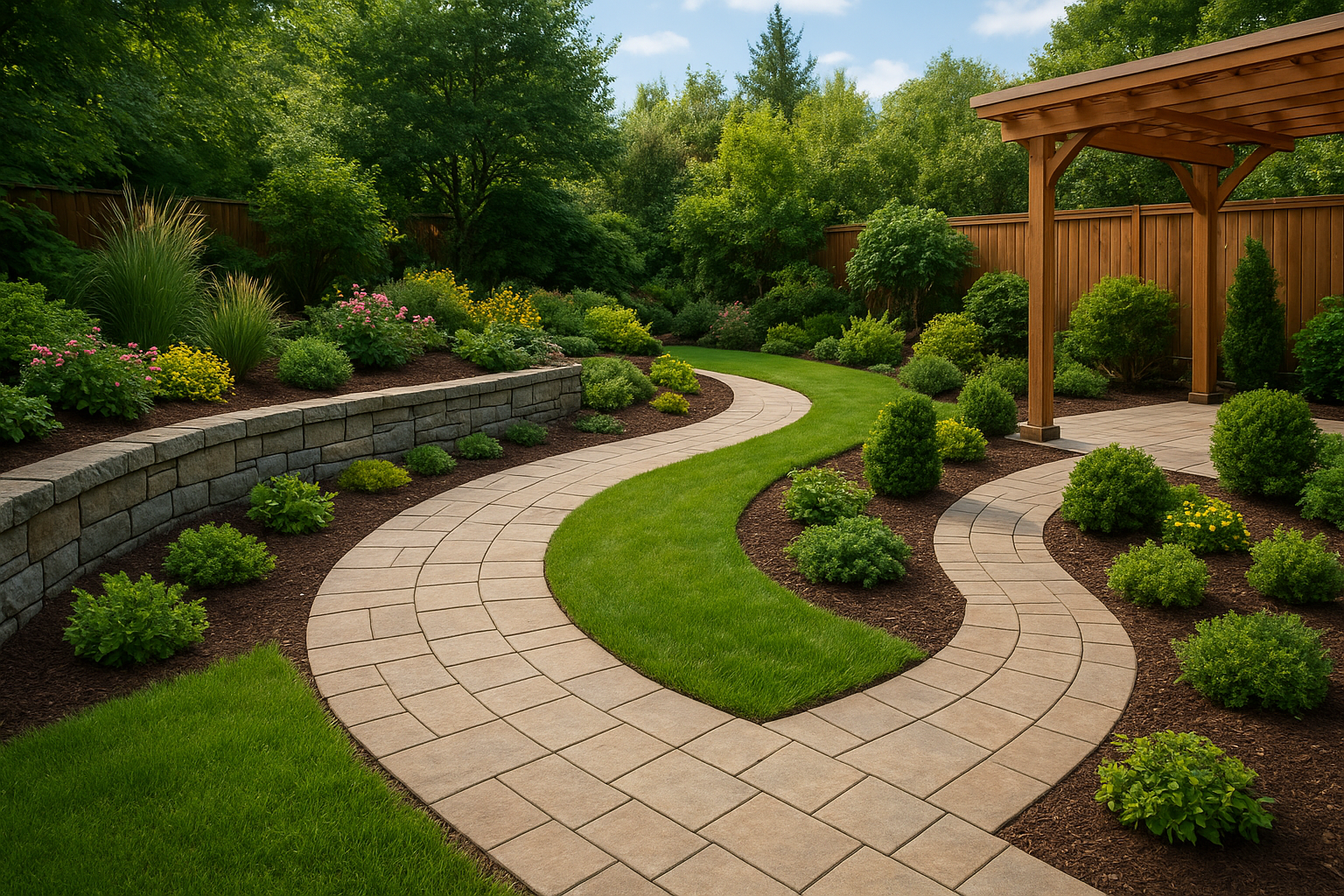 The components of a landscape design