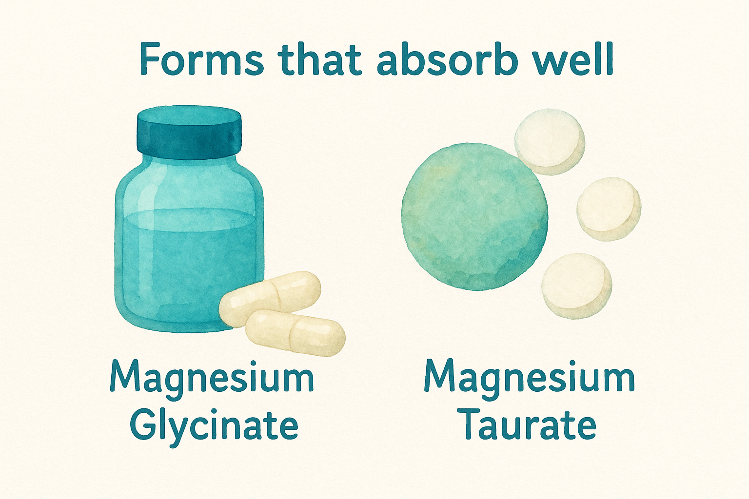 Forms that absorb well