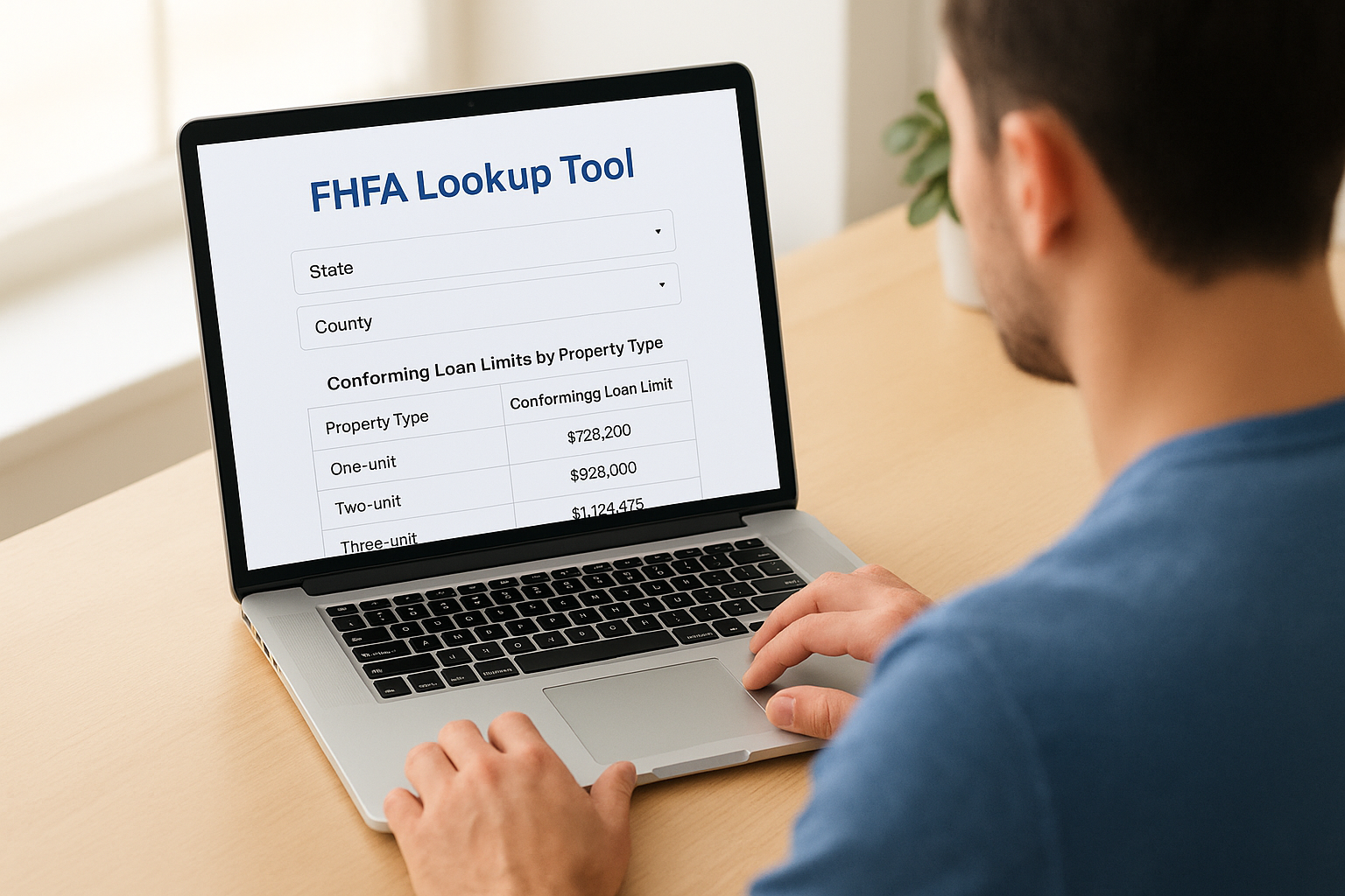 Using the FHFA lookup tool