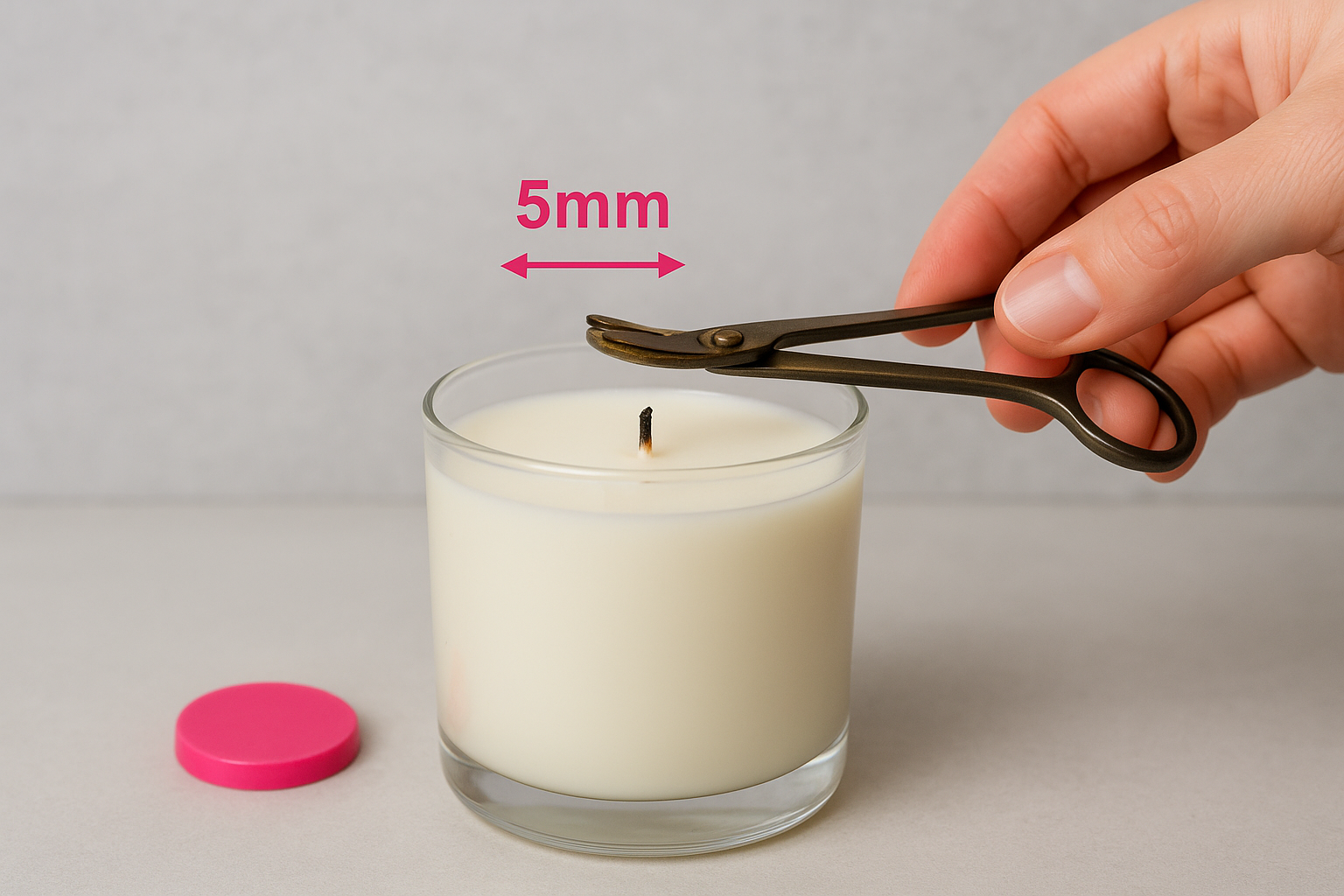 Wick length target and when to trim it