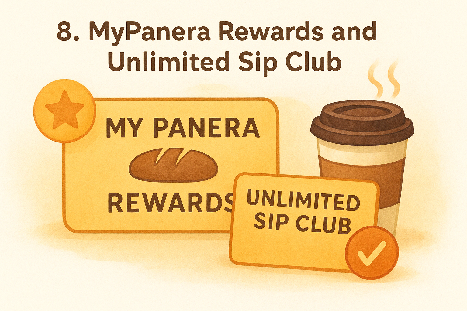 8. MyPanera Rewards and Unlimited Sip Club