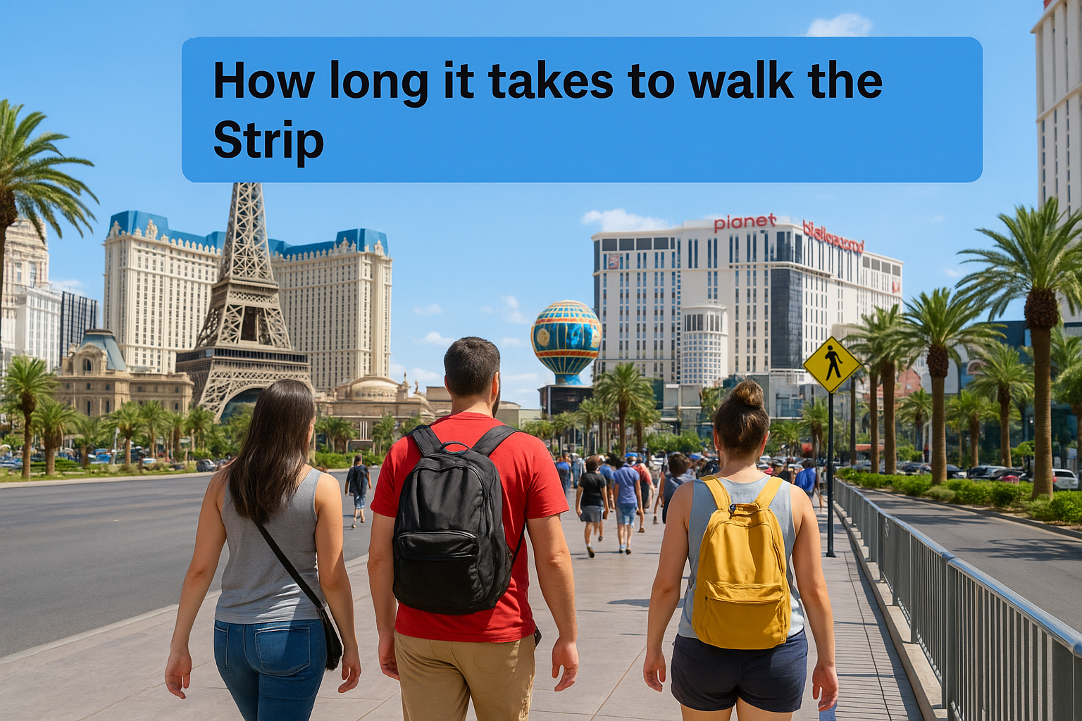 How long it takes to walk the Strip
