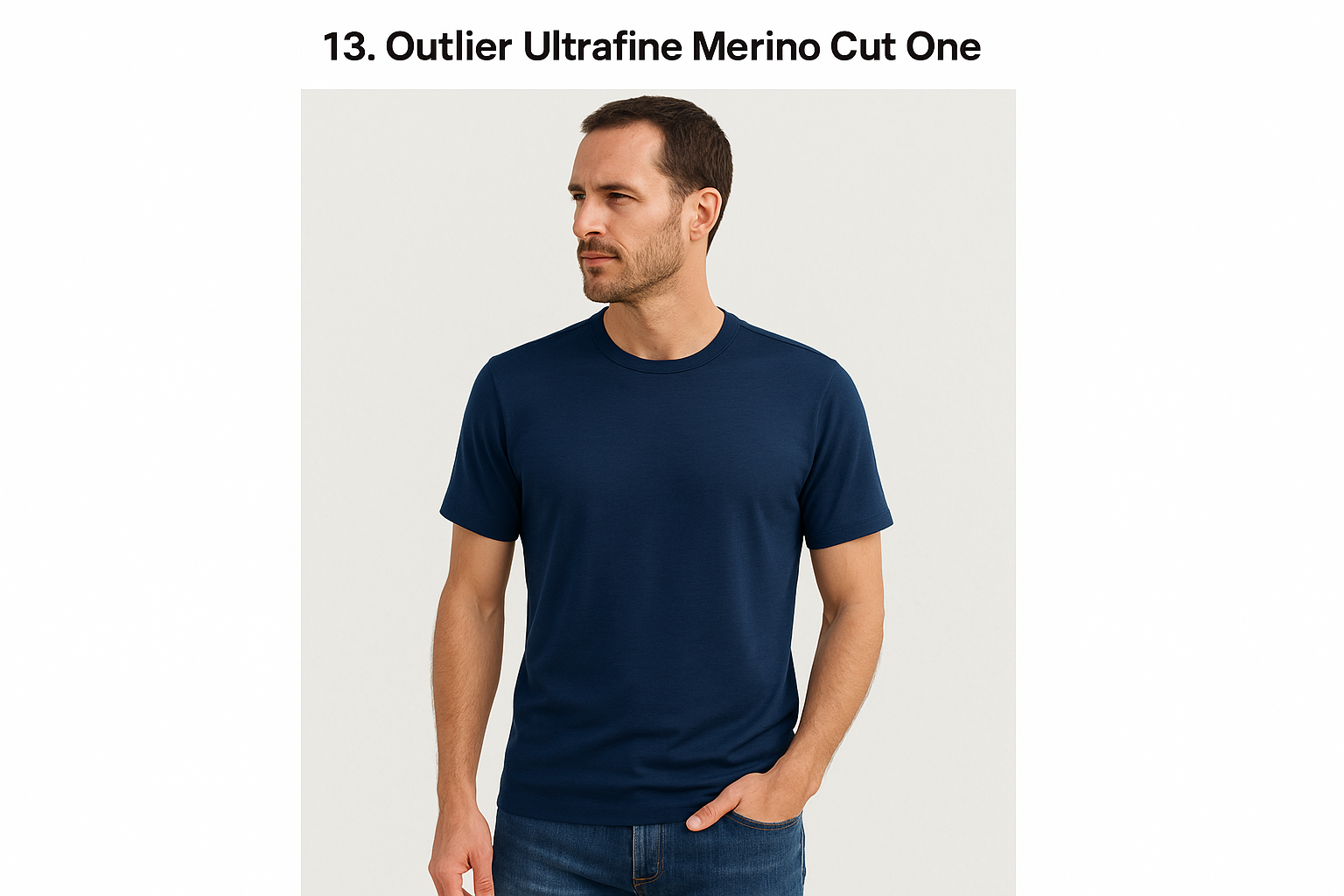 13. Outlier Ultrafine Merino Cut One