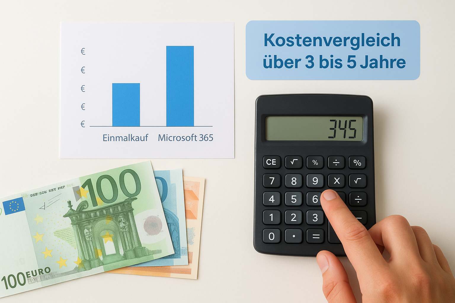 Kostenvergleich über 3 bis 5 Jahre