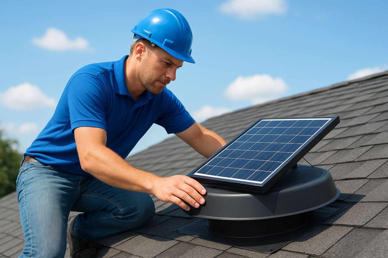 5. Solar Attic Fan Installer