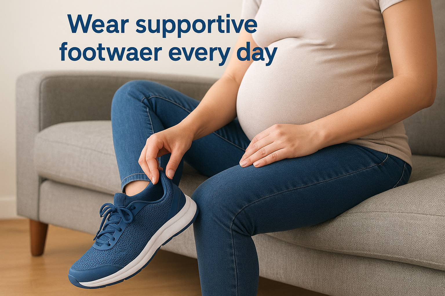Wear supportive footwear every day