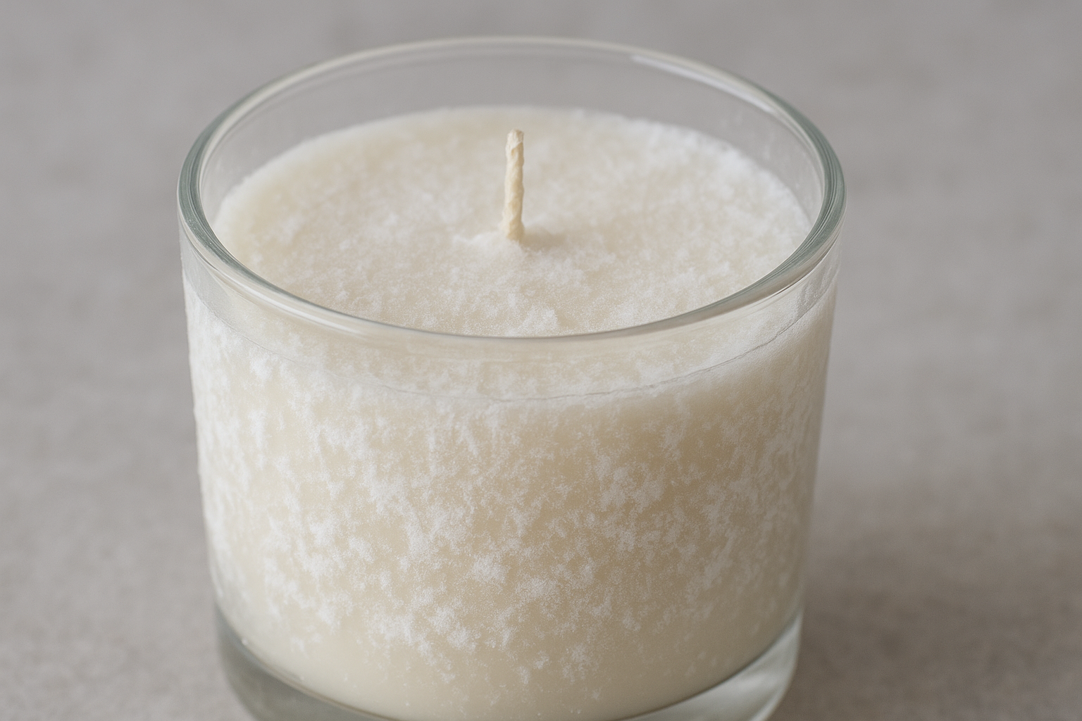 What soy wax frosting is and why it happens