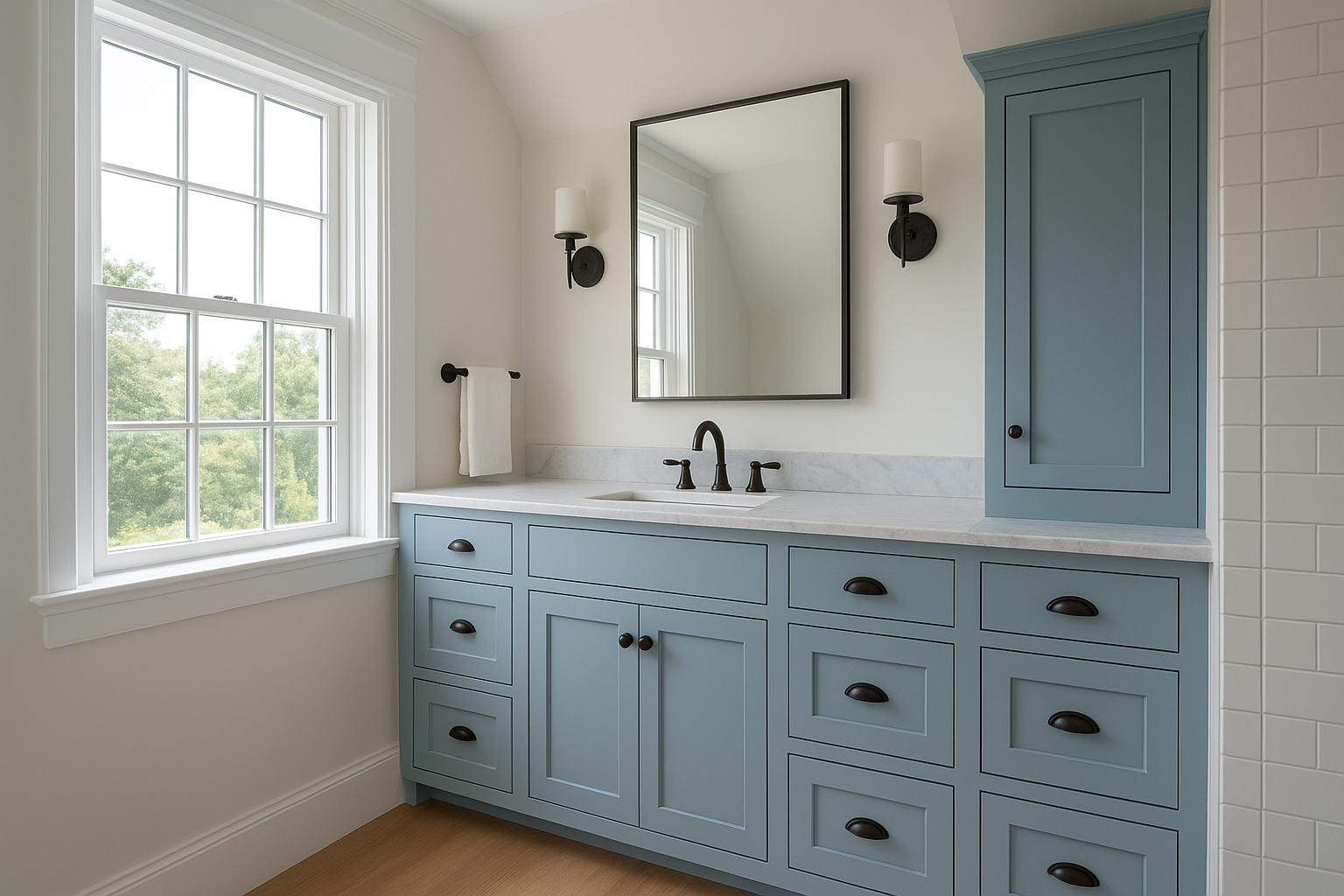 Best fit for Cape Cod homes and coastal bathrooms