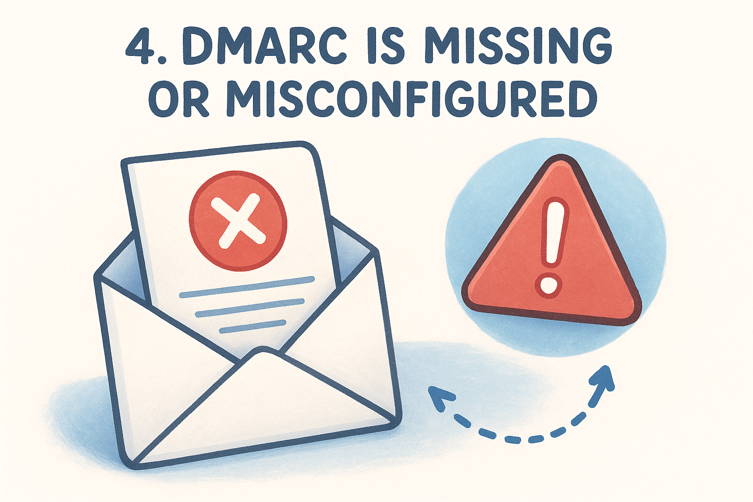 4. DMARC is missing or misconfigured