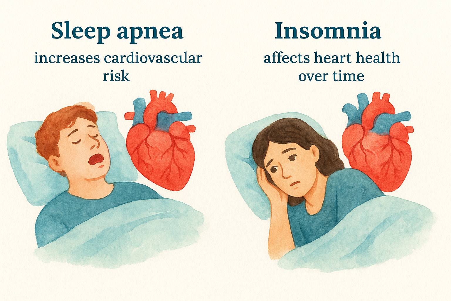 Sleep apnea increases cardiovascular risk