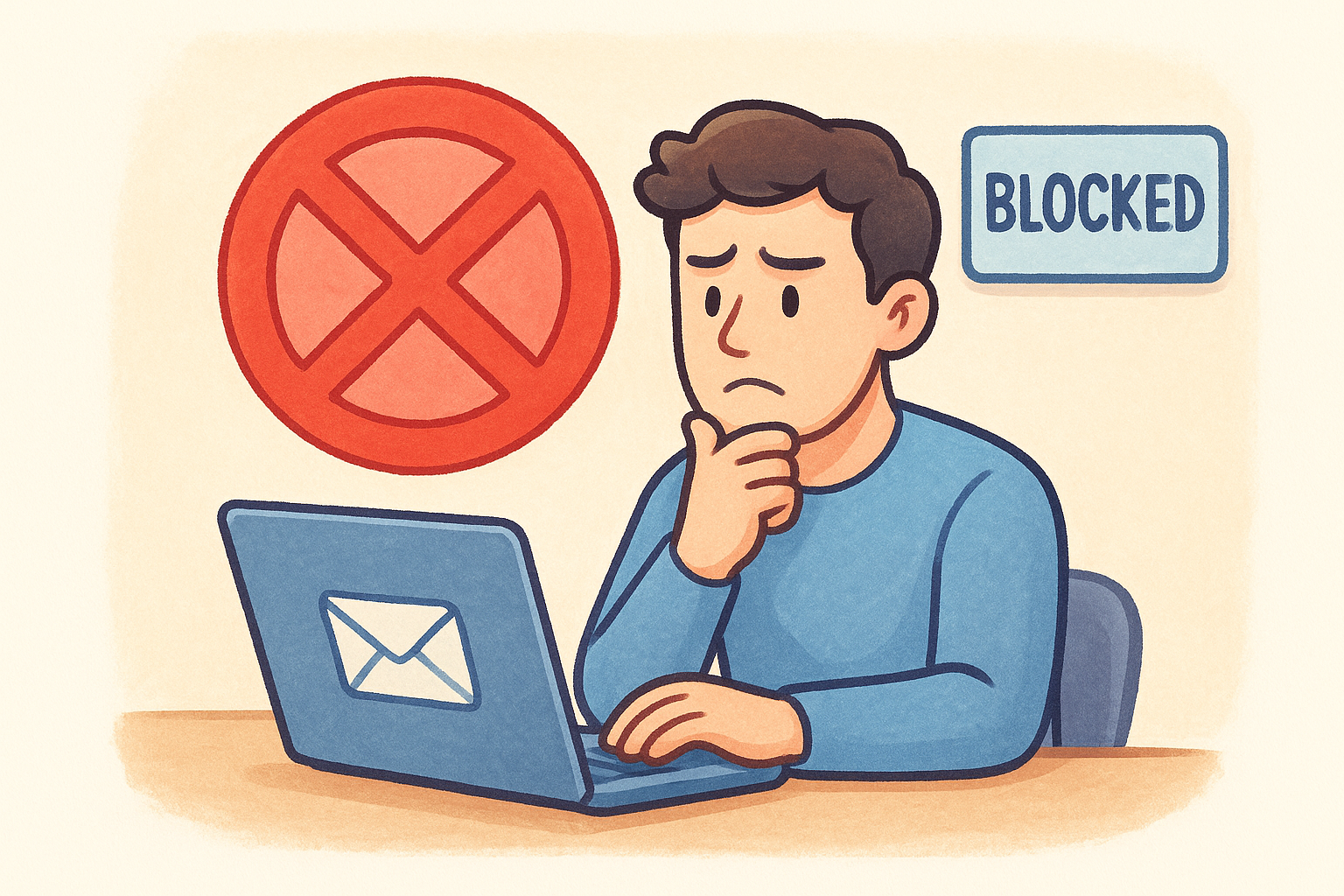 7. You are on a blocklist or denylist