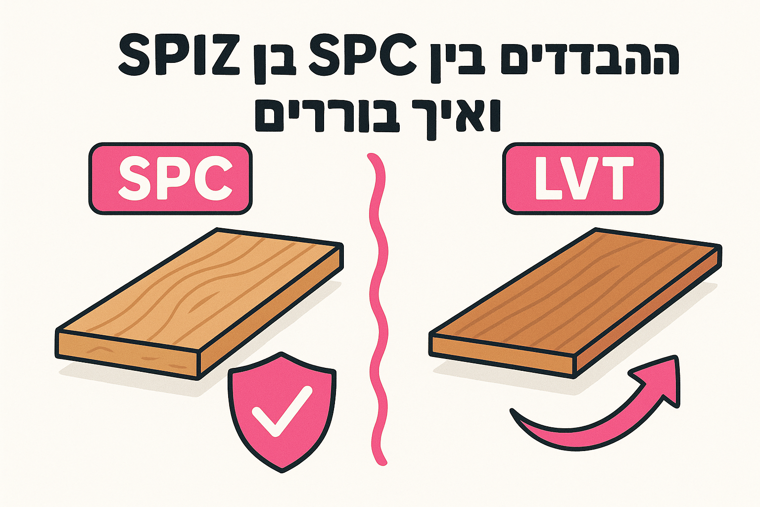 ההבדלים בין SPC ל־LVT ואיך בוחרים