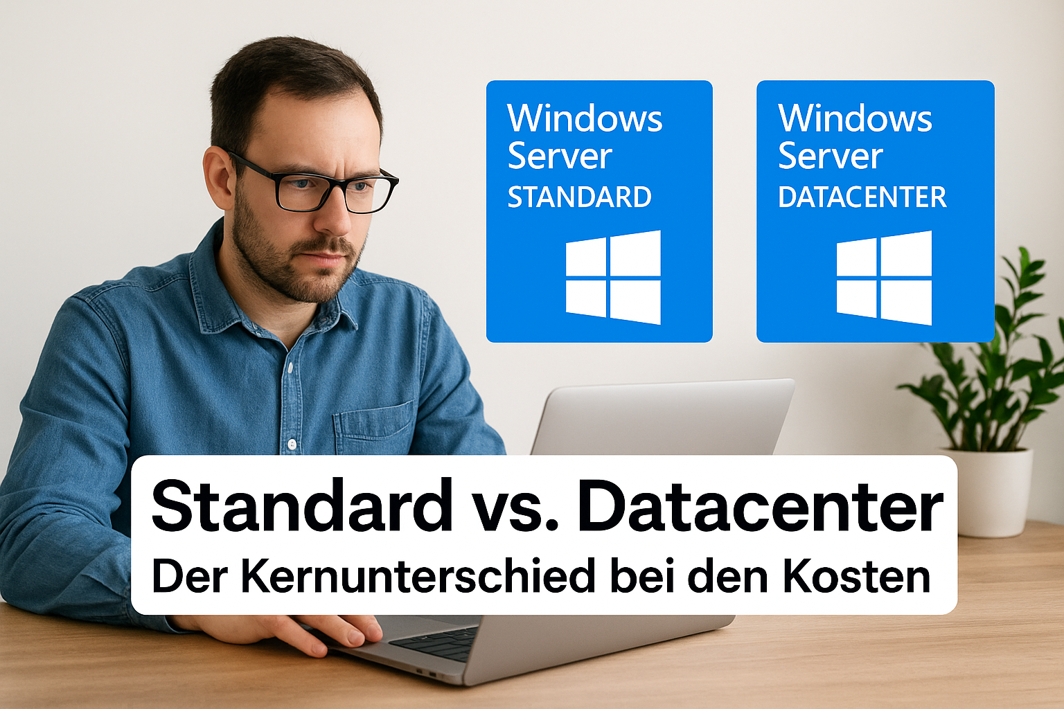 Standard vs. Datacenter: Der Kernunterschied bei den Kosten