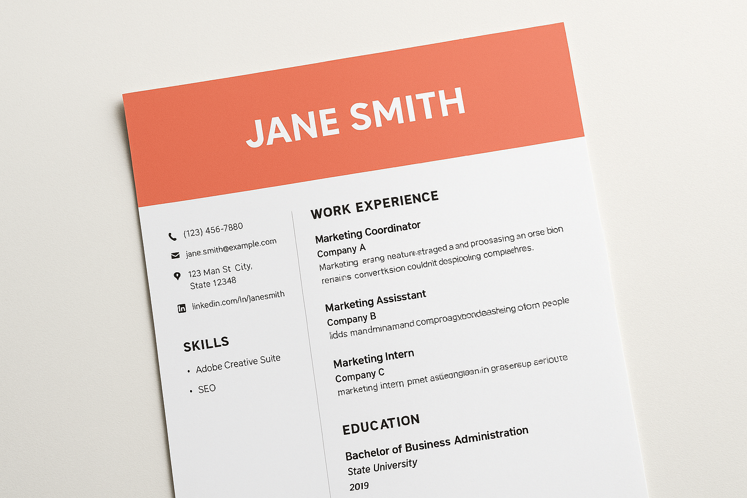 4. Google Docs template gallery: Coral