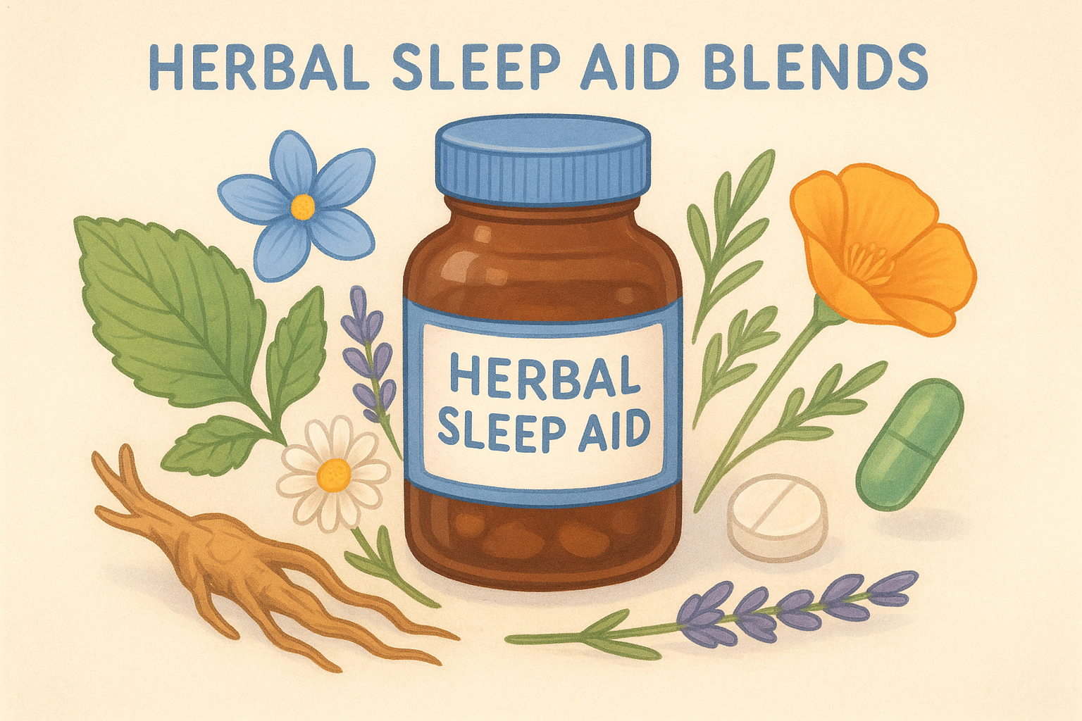 Common herbs in pharmacy sleep formulas