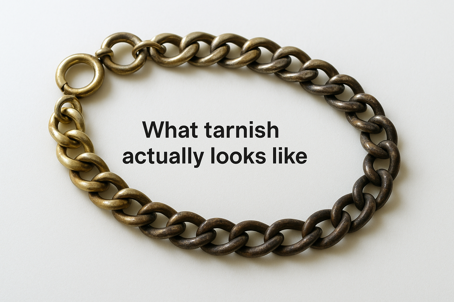 What tarnish actually looks like