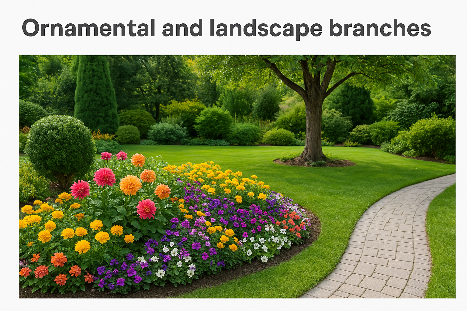 Ornamental and landscape branches