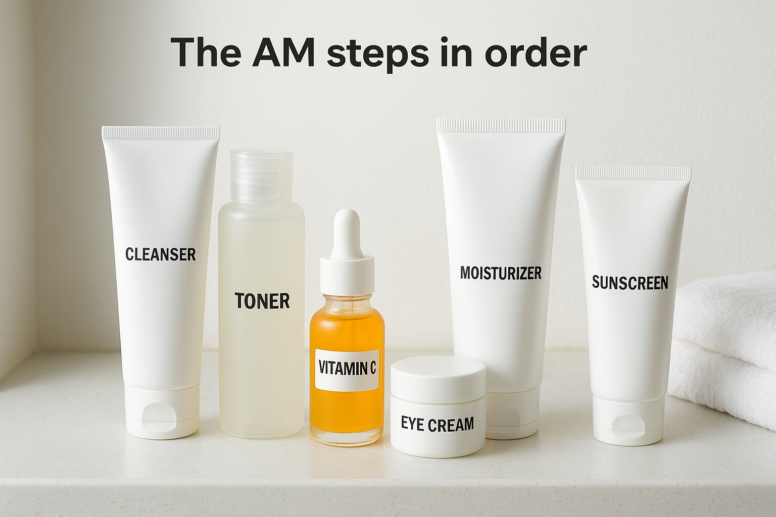 The AM steps in order