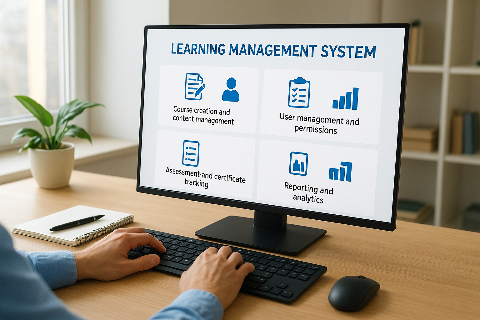 Course creation and content management