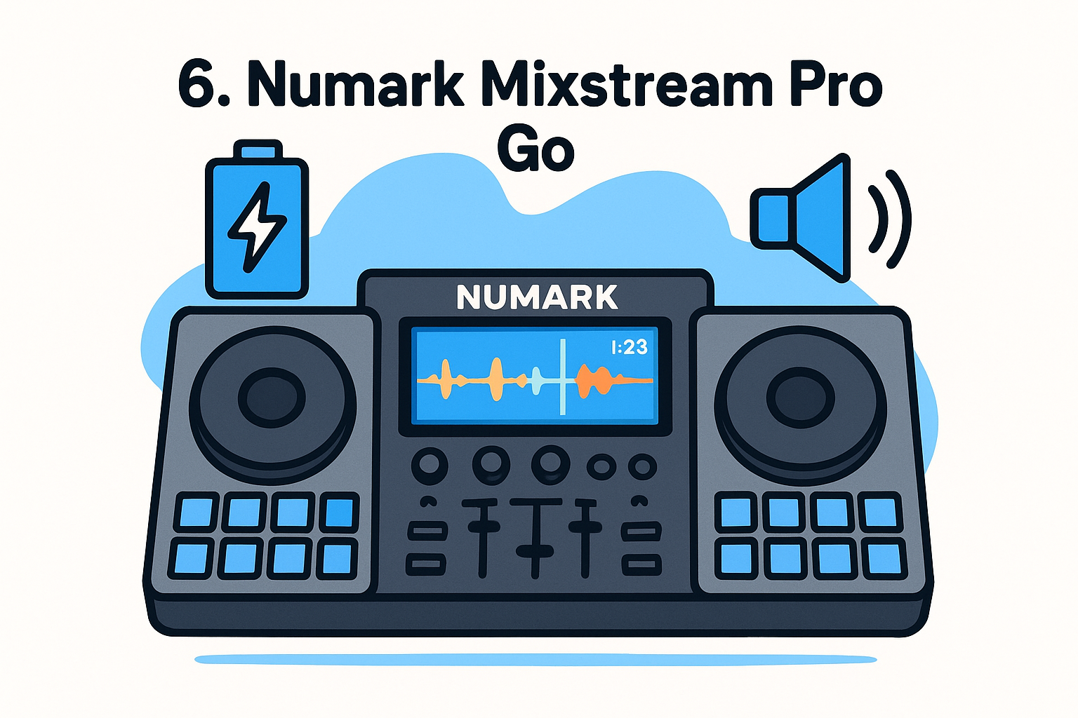 6. Numark Mixstream Pro Go