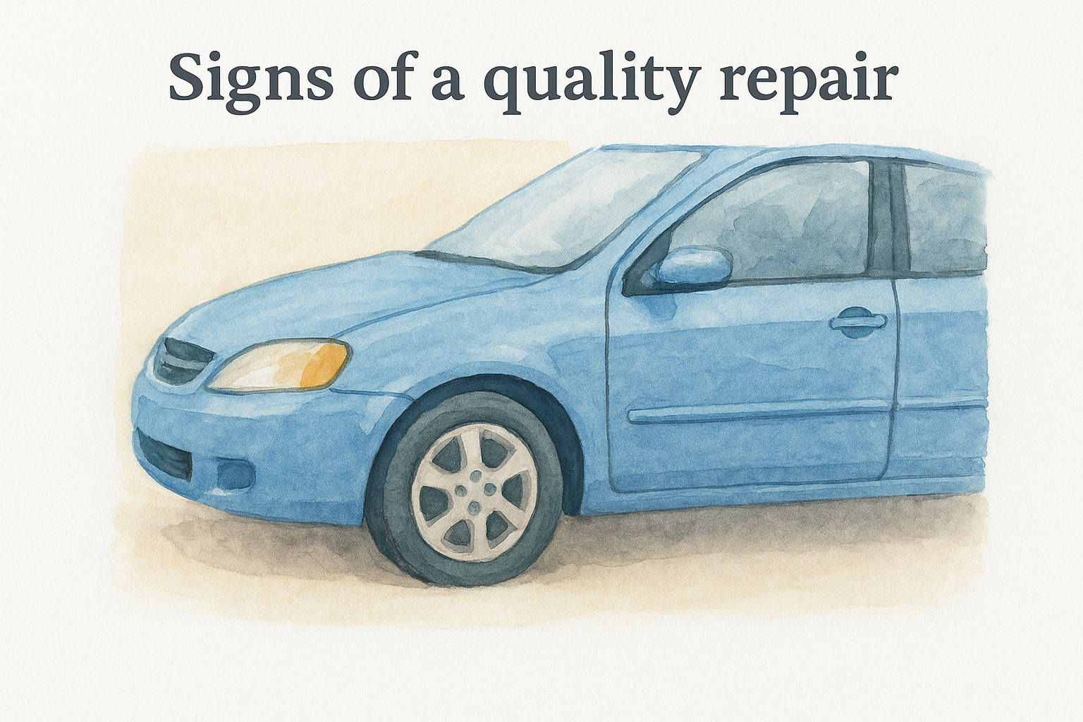 Signs of a quality repair