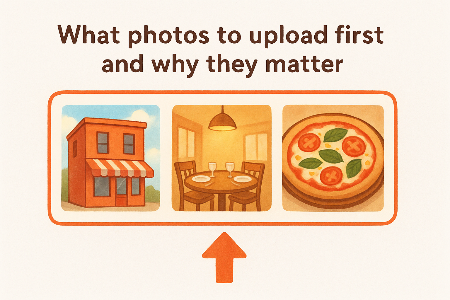 What photos to upload first and why they matter
