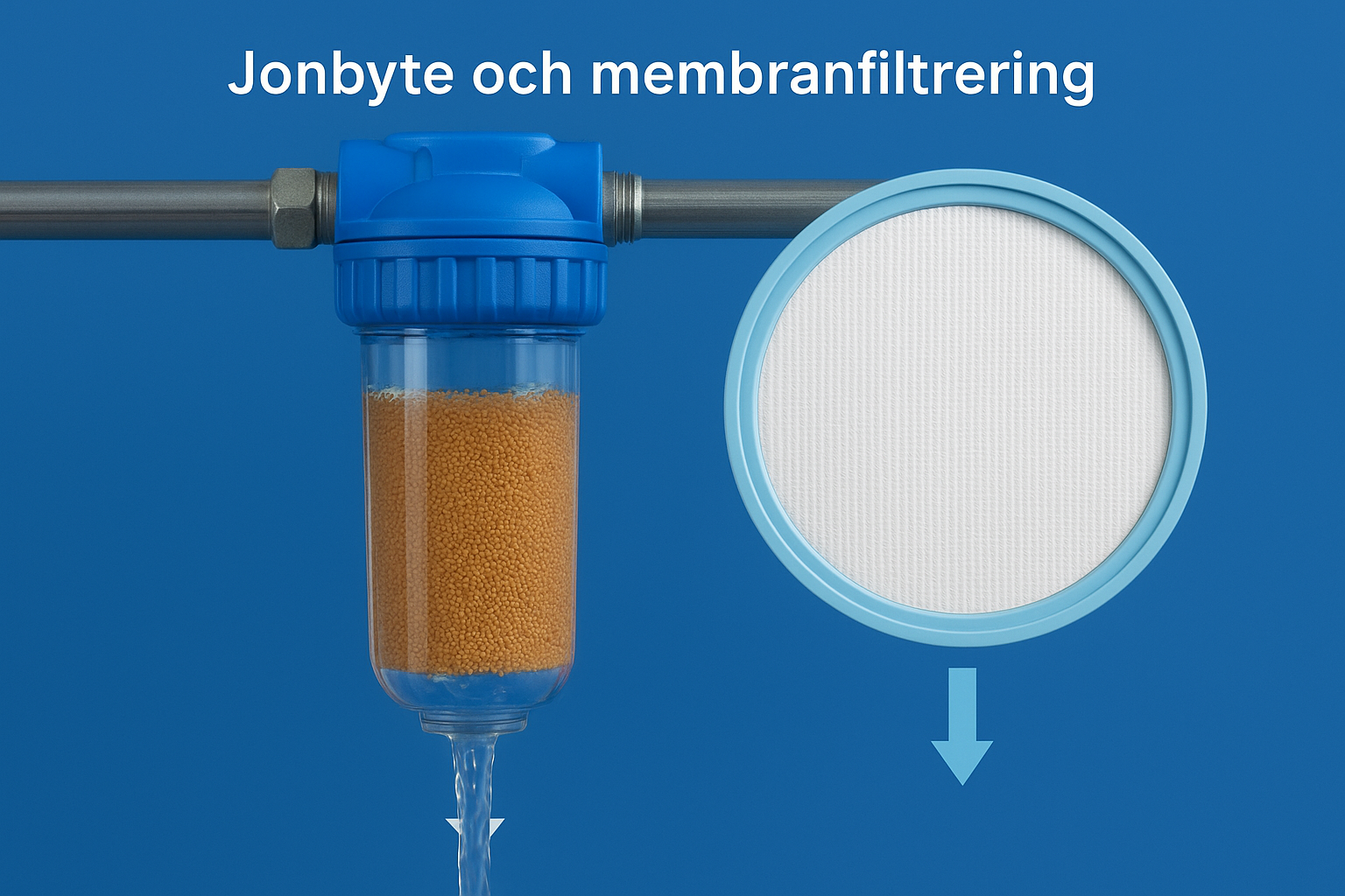 Jonbyte och membranfiltrering
