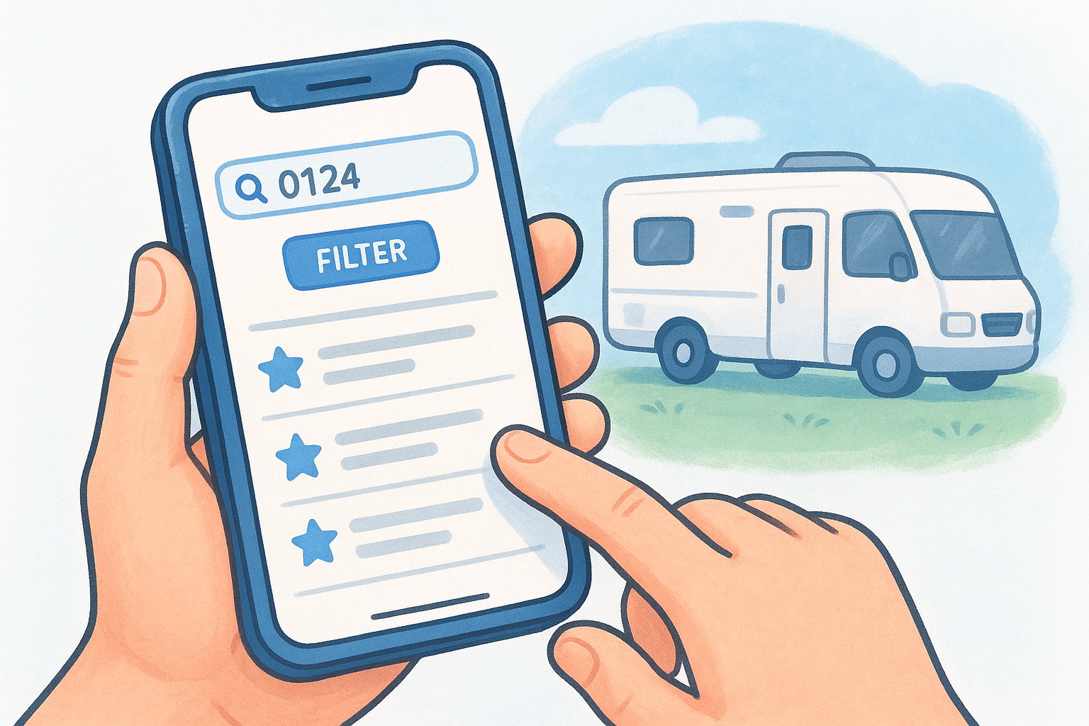 How the search and filters work