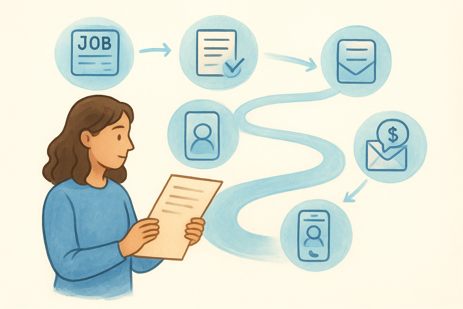List every touchpoint your candidates encounter