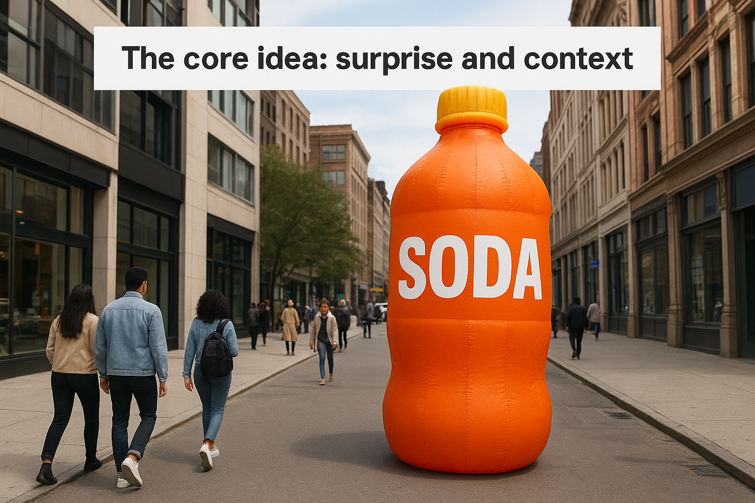 The core idea: surprise and context