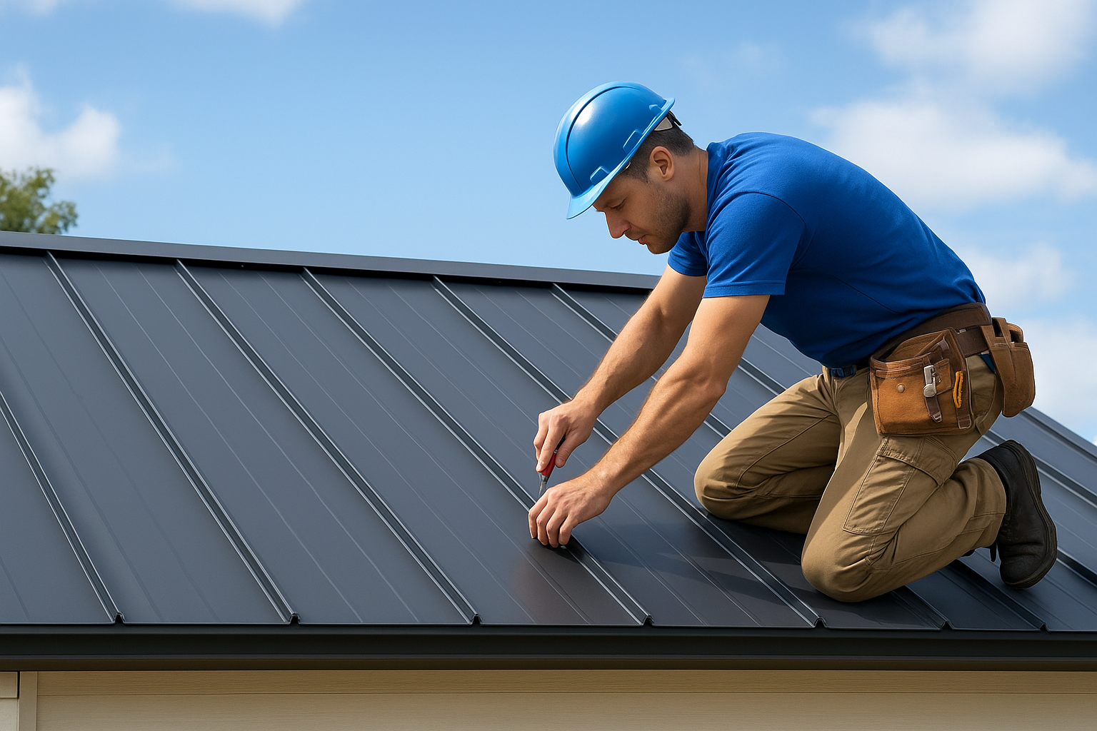 3. A standing seam metal roof specialist