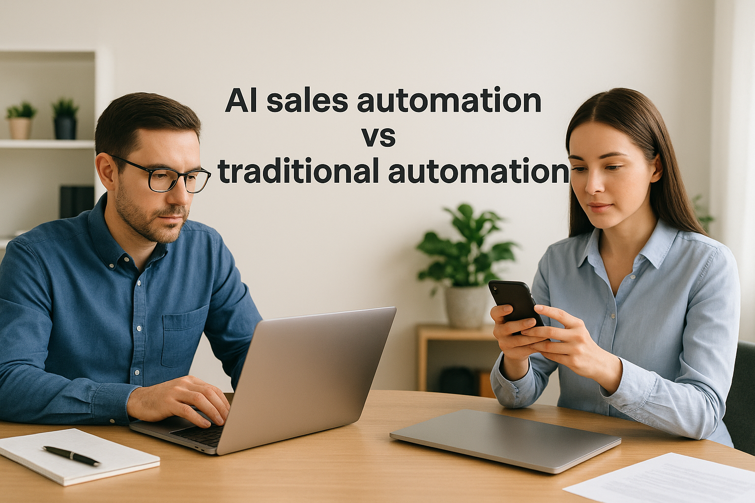 AI sales automation vs traditional automation