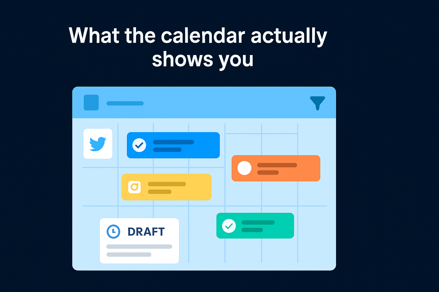 What the calendar actually shows you