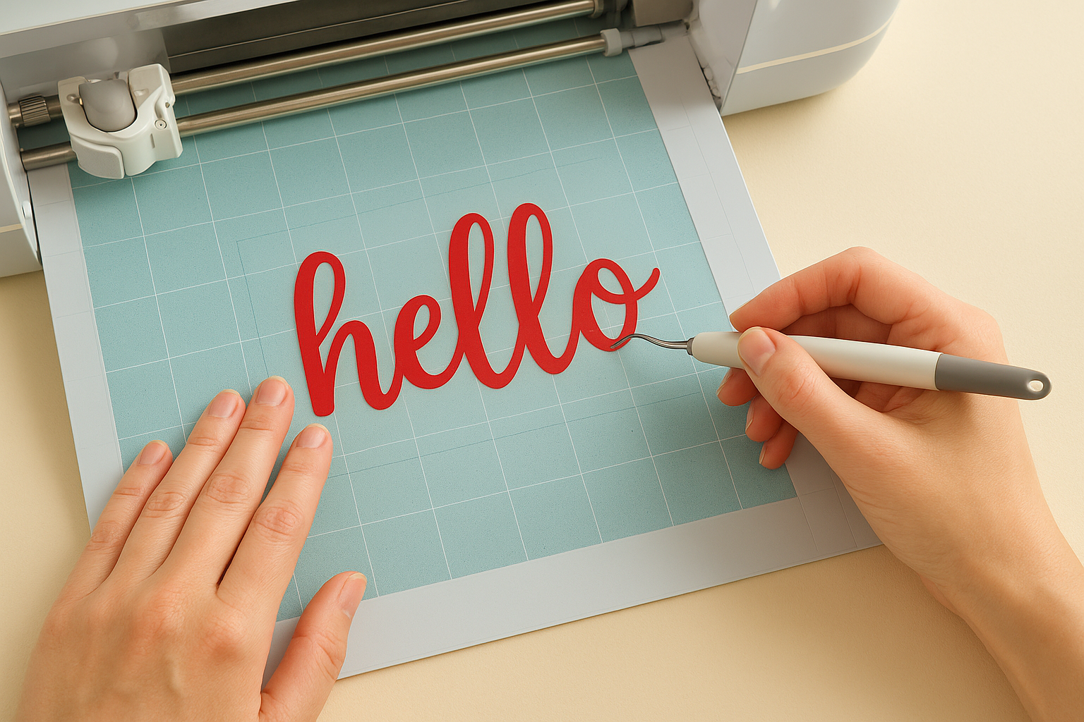 Mirror your design before sending to the cutter