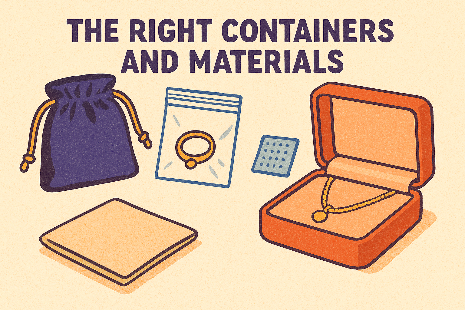 The right containers and materials