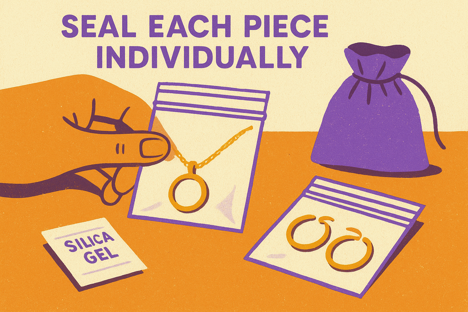 Seal each piece individually